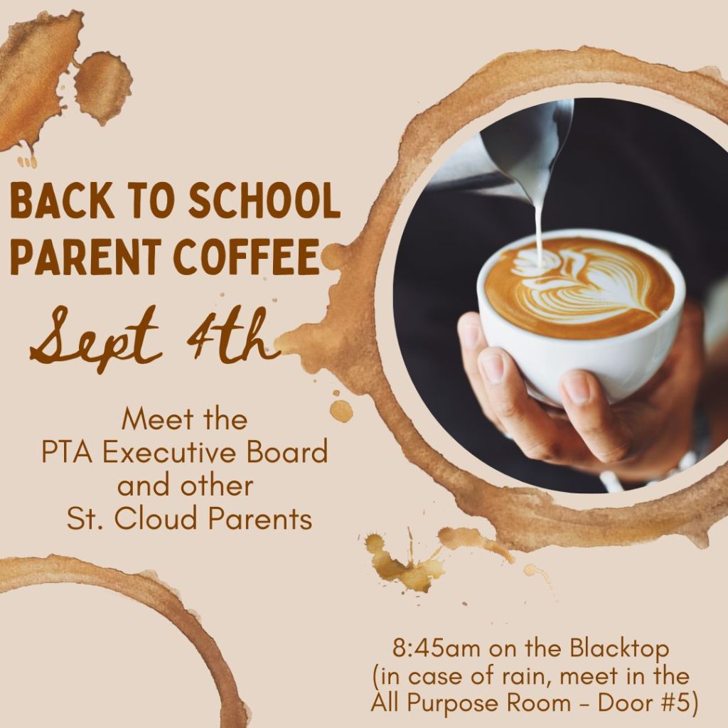 Back to School Parent&nbsp;Coffee